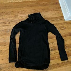 Athletic cowl neck
